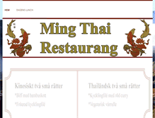 Tablet Screenshot of mingthai.se
